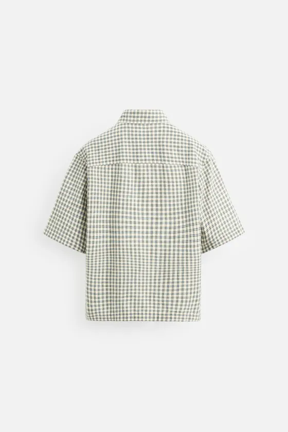 РУБАШКА BOXY FIT В КЛЕТКУ