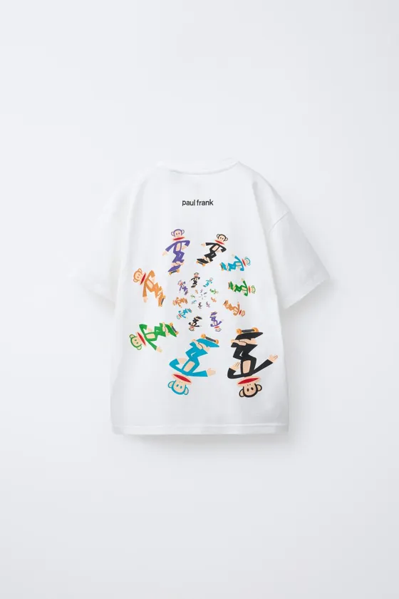ФУТБОЛКА С ПРИНТОМ «СКЕЙТБОРД» PAUL FRANK ®