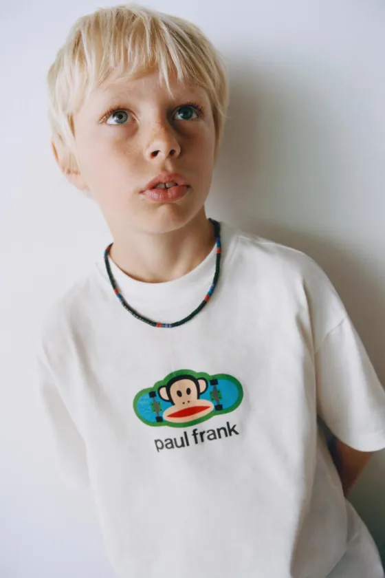 ФУТБОЛКА С ПРИНТОМ «СКЕЙТБОРД» PAUL FRANK ®