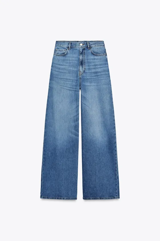 ZW COLLECTION HIGH-WAIST PALAZZO JEANS