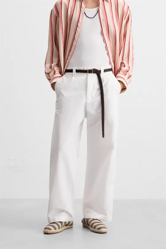 БРЮКИ RELAXED FIT СО СКЛАДКАМИ