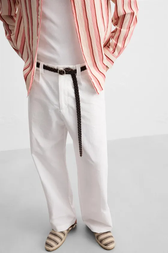 БРЮКИ RELAXED FIT СО СКЛАДКАМИ
