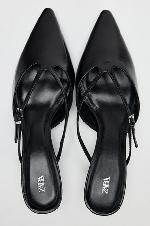 Кожаные туфли-мюли на каблуке 50TH ANNIVERSARY- Заказать в России