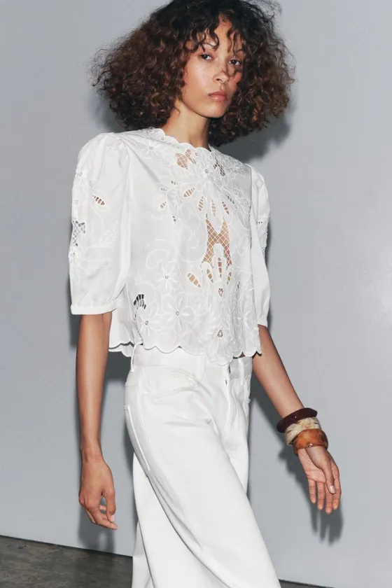 БЛУЗА В РОМАНТИЧЕСКОМ СТИЛЕ — ZW COLLECTION