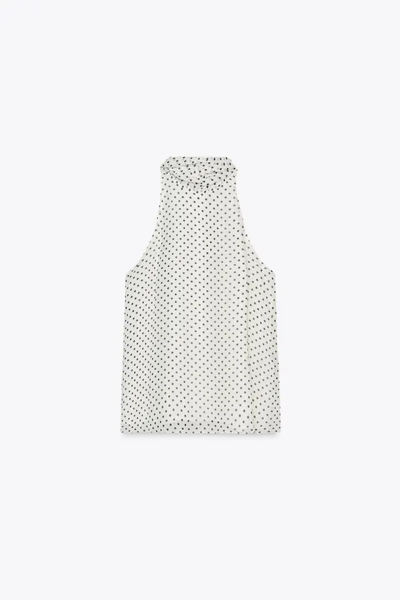 ТОП В ГОРОШЕК С ГОРЛОВИНОЙ ХАЛТЕР — ZW COLLECTION