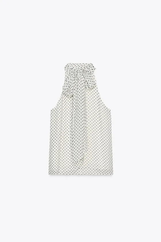 ТОП В ГОРОШЕК С ГОРЛОВИНОЙ ХАЛТЕР — ZW COLLECTION