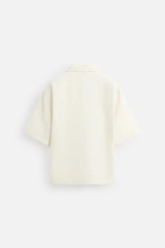 ПОЛО RELAXED FIT ИЗ РЕЛЬЕФНОЙ ТКАНИ