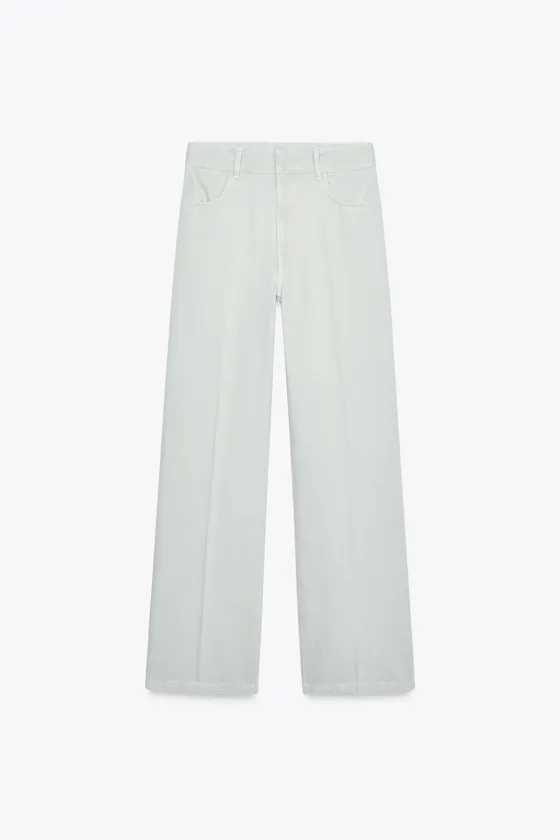 ДЖИНСЫ WIDE LEG С ВЫСОКОЙ ПОСАДКОЙ — ZW COLLECTION