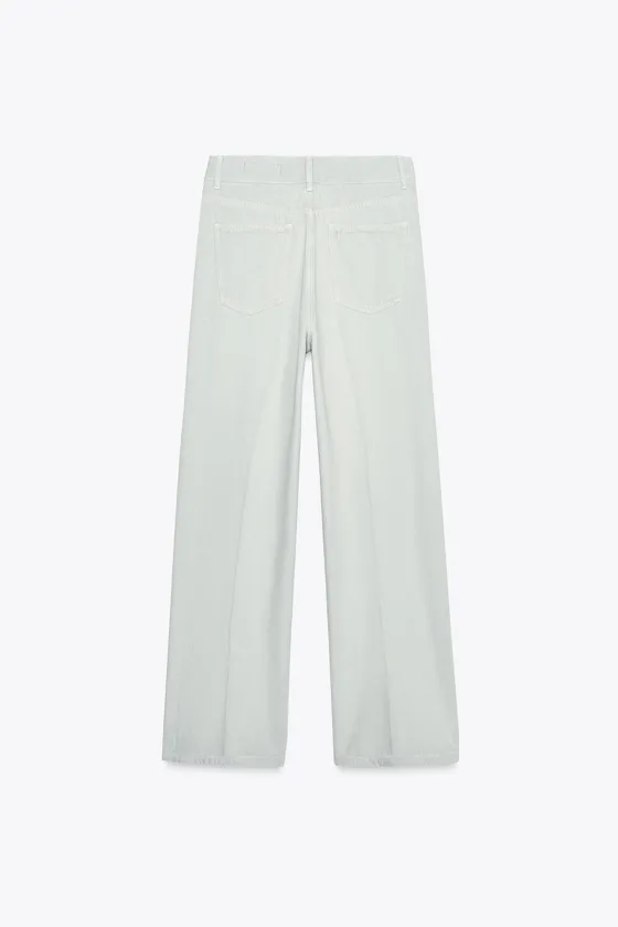 ДЖИНСЫ WIDE LEG С ВЫСОКОЙ ПОСАДКОЙ — ZW COLLECTION