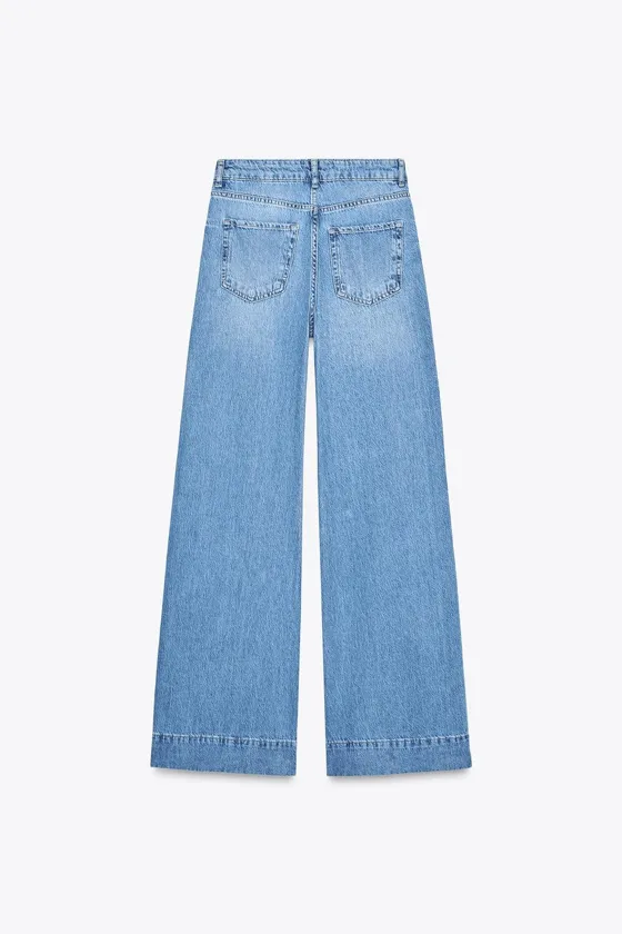 ДЖИНСЫ Z1975 WIDE LEG HIGH WAIST С ПУГОВИЦАМИ