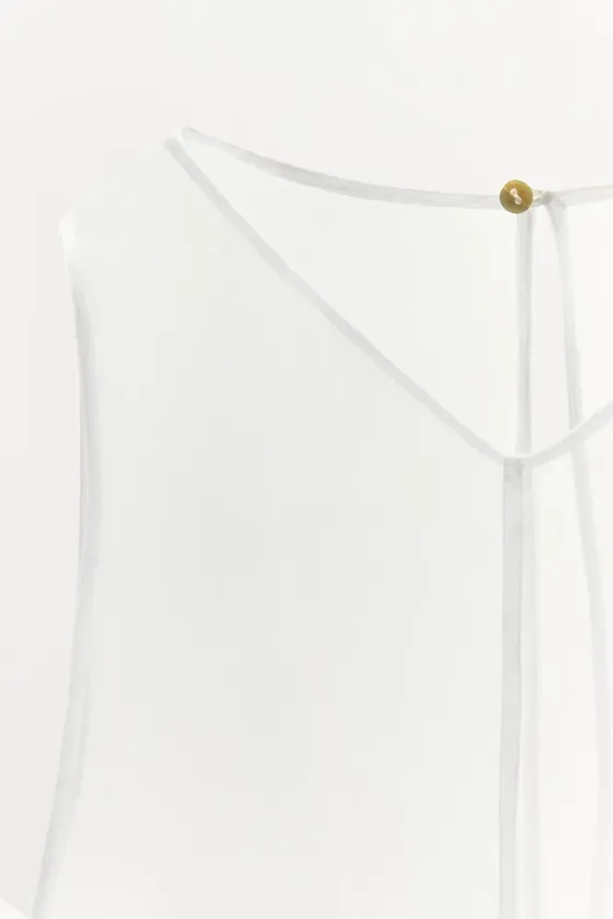 ПЛАТЬЕ ОБЪЕМНОГО КРОЯ ИЗ ОРГАНЗЫ — ZW COLLECTION