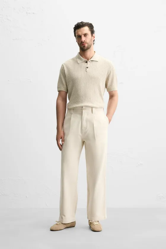 ТРИКОТАЖНОЕ ПОЛО В РУБЧИК