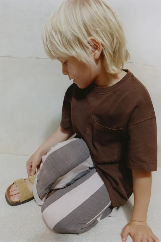 БРЮКИ В КОНТРАСТНУЮ ПОЛОСКУ