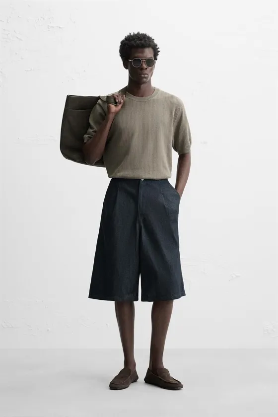 ФУТБОЛКА ИЗ РЕЛЬЕФНОГО ТРИКОТАЖА