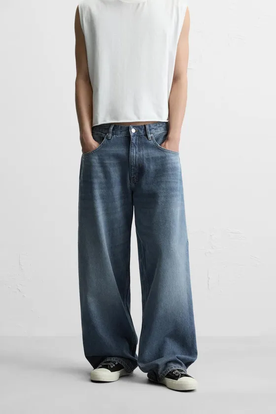 ДЖИНСЫ WIDE-LEG BALLOON FIT