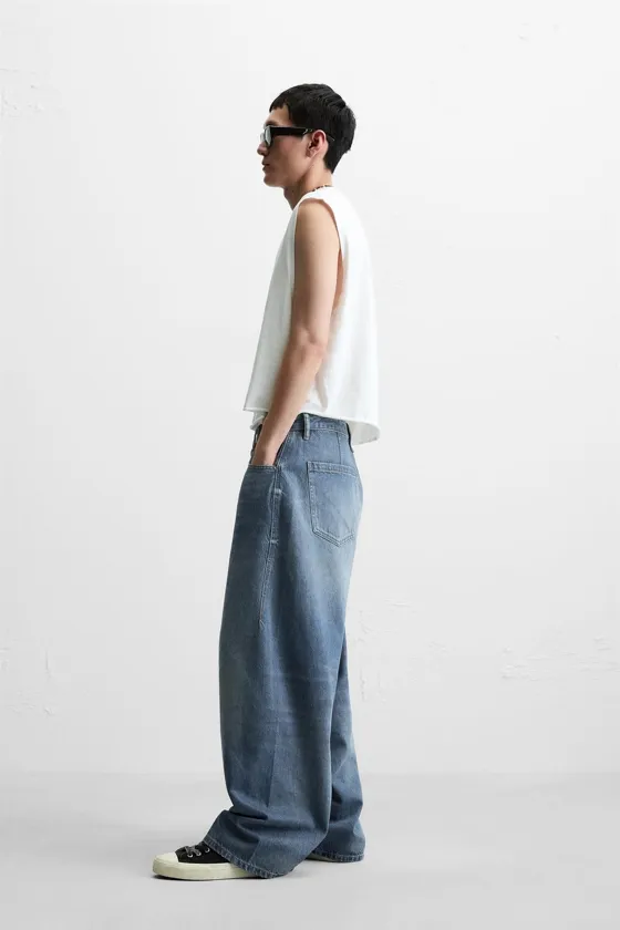 ДЖИНСЫ WIDE-LEG BALLOON FIT