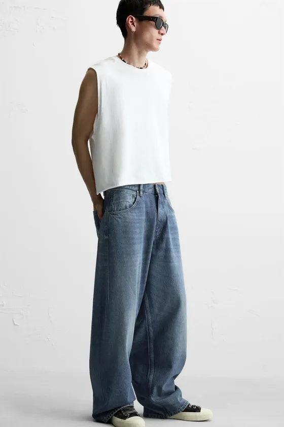 ДЖИНСЫ WIDE-LEG BALLOON FIT
