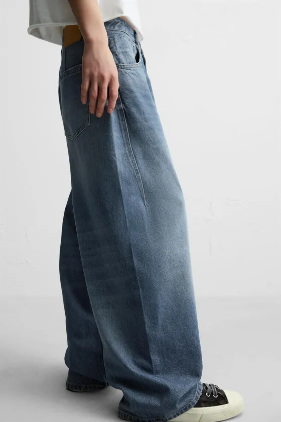 ДЖИНСЫ WIDE-LEG BALLOON FIT