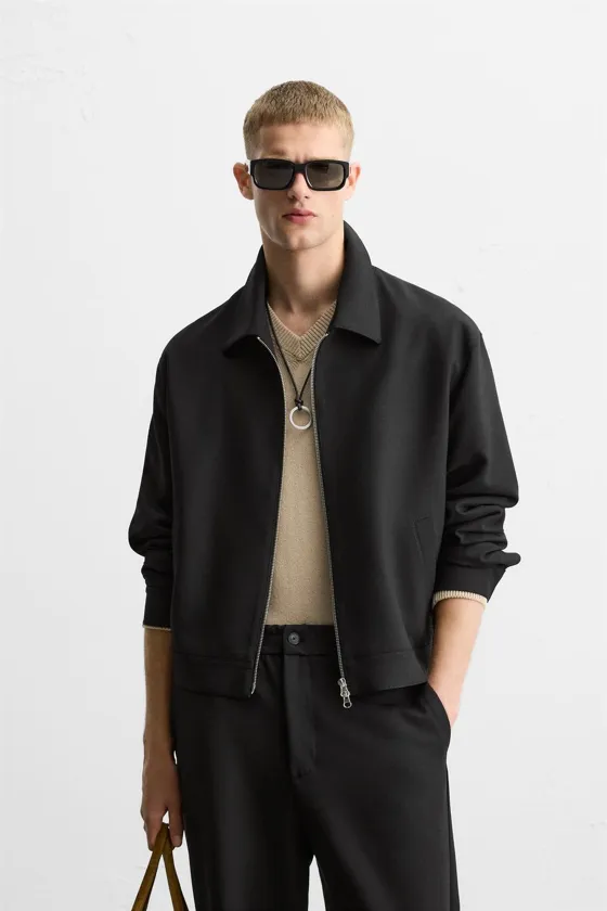 КУРТКА REGULAR FIT С МОЛНИЕЙ