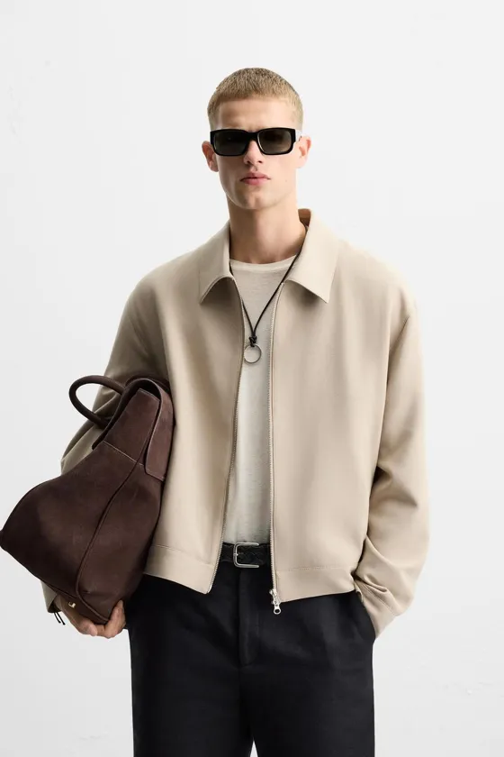 Куртка с молнией regular fit