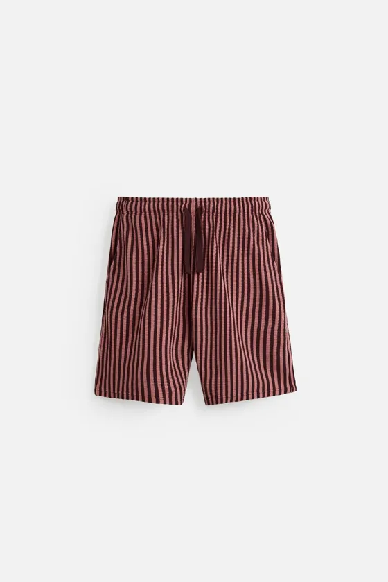 ШОРТЫ JACQUARD В ПОЛОСКУ