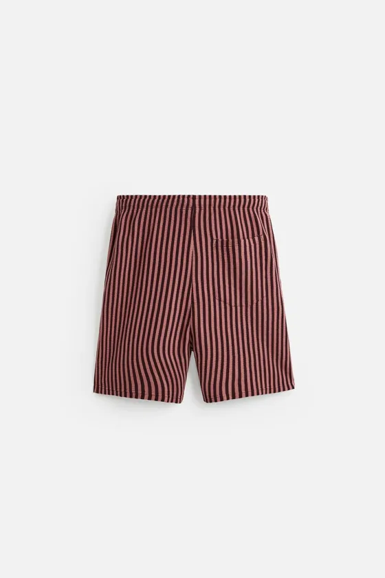 ШОРТЫ JACQUARD В ПОЛОСКУ