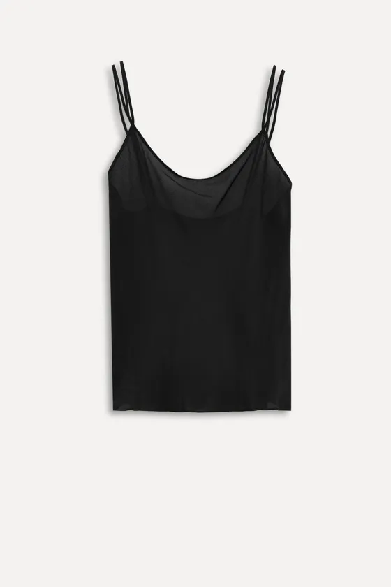 Топ-без бретелек silk camisole top 50th anniversary
