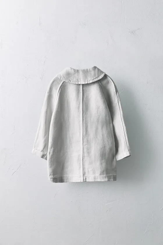 Льняное пальто limited edition 100%