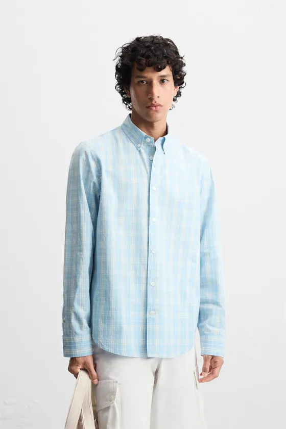 РУБАШКА REGULAR FIT В КЛЕТКУ
