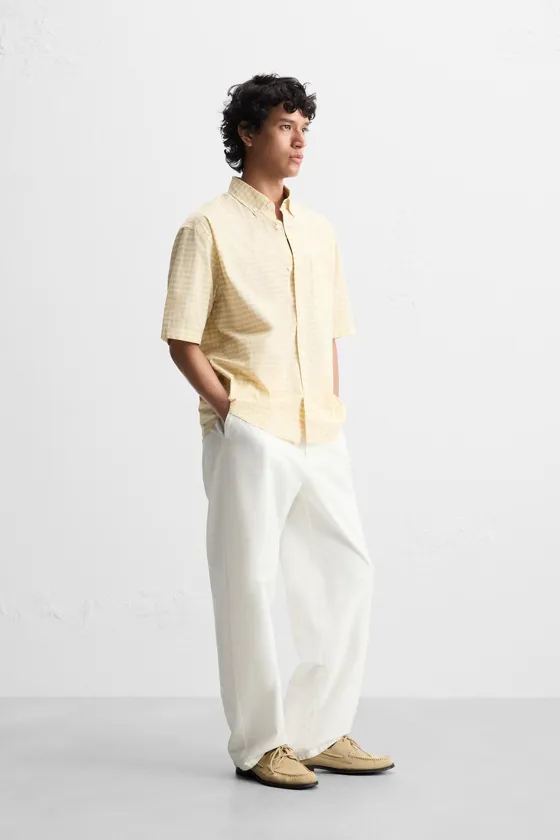 РУБАШКА RELAXED FIT В КЛЕТКУ
