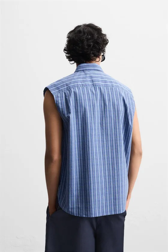 РУБАШКА RELAXED FIT В КЛЕТКУ