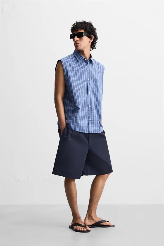 РУБАШКА RELAXED FIT В КЛЕТКУ