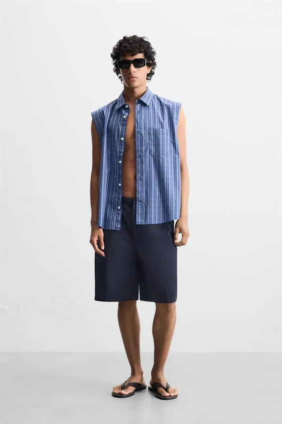 РУБАШКА RELAXED FIT В КЛЕТКУ