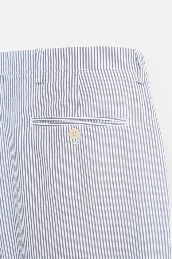 БРЮКИ ИЗ ЖАТОЙ ТКАНИ