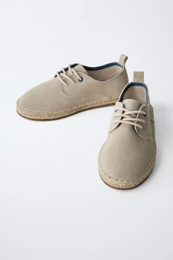 Туфли derby из кожи джута - limited edition