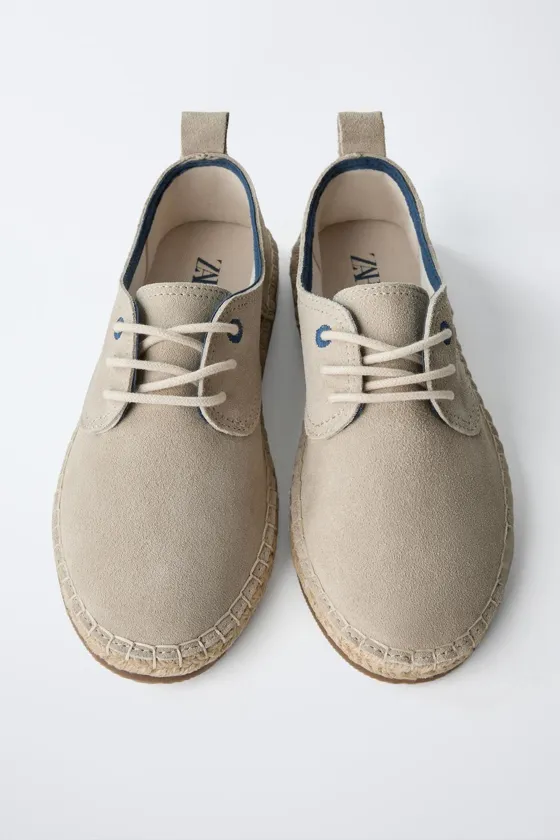 Туфли derby из кожи джута - limited edition