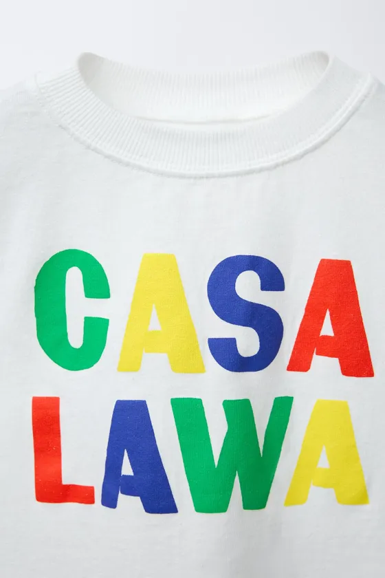 ФУТБОЛКА С ПРИНТОМ CASA LAWA ©X ZARA KIDS