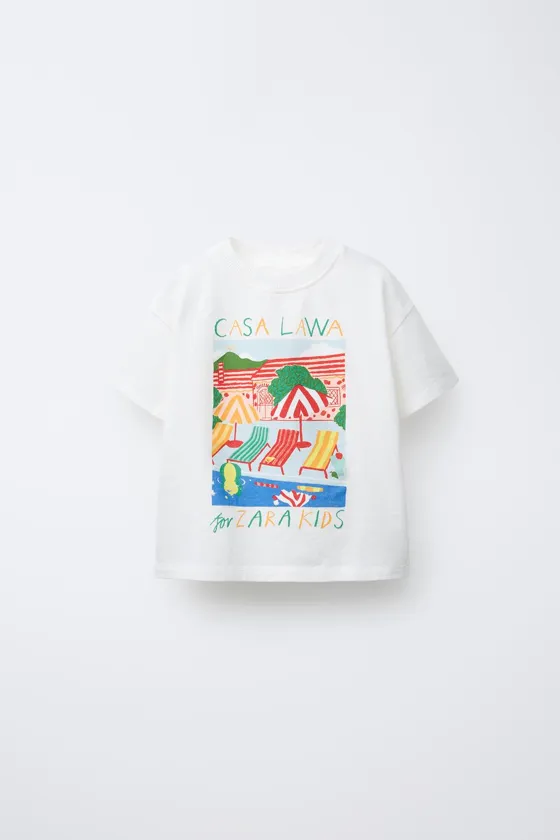ФУТБОЛКА С ПРИНТОМ CASA LAWA ©X ZARA KIDS