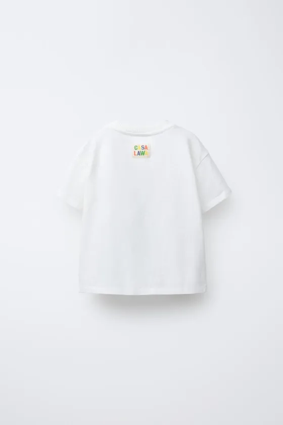 ФУТБОЛКА С ПРИНТОМ CASA LAWA ©X ZARA KIDS