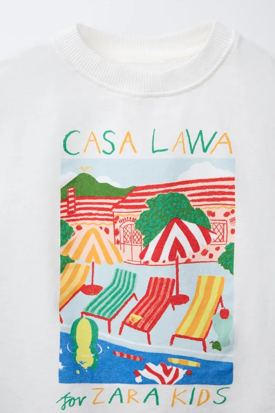 ФУТБОЛКА С ПРИНТОМ CASA LAWA ©X ZARA KIDS