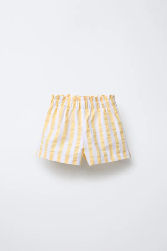 ШОРТЫ-БЕРМУДЫ В ПОЛОСКУ CASA LAWA © X ZARA KIDS