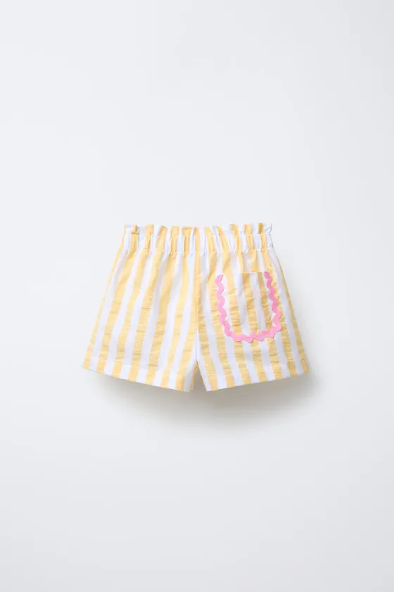 ШОРТЫ-БЕРМУДЫ В ПОЛОСКУ CASA LAWA © X ZARA KIDS