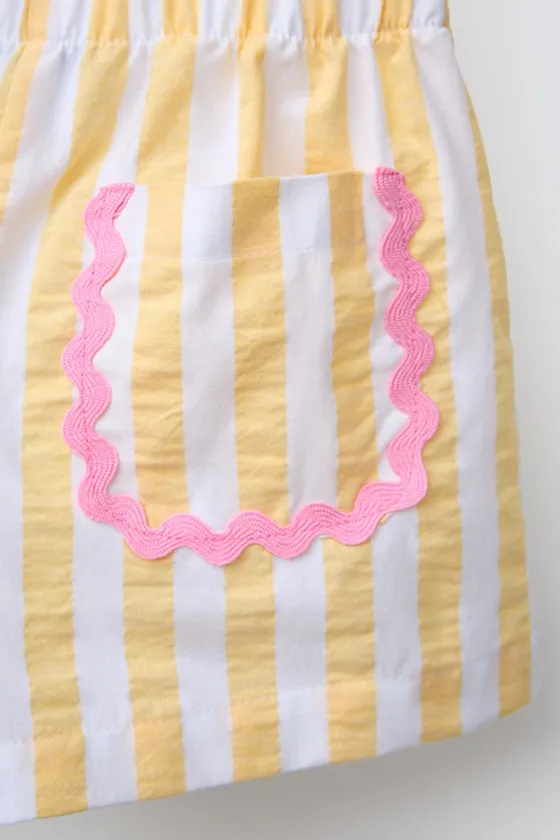 ШОРТЫ-БЕРМУДЫ В ПОЛОСКУ CASA LAWA © X ZARA KIDS
