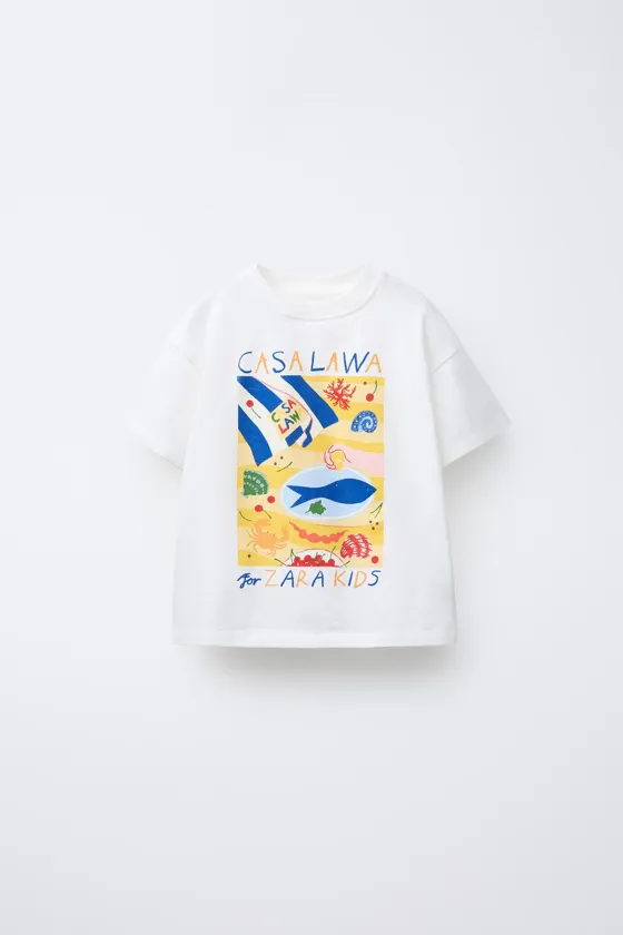ФУТБОЛКА С ПРИНТОМ CASA LAWA ©X ZARA KIDS