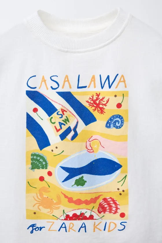 ФУТБОЛКА С ПРИНТОМ CASA LAWA ©X ZARA KIDS