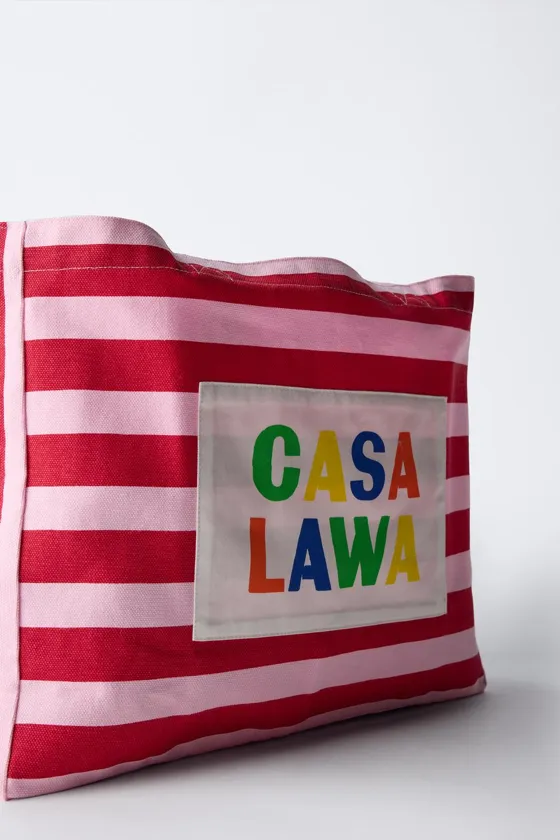 СУМКА-ШОПЕР В ПОЛОСКУ CASA LAWA © X ZARA KIDS