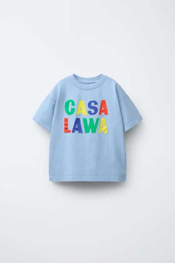 ФУТБОЛКА С ПРИНТОМ CASA LAWA ©X ZARA KIDS