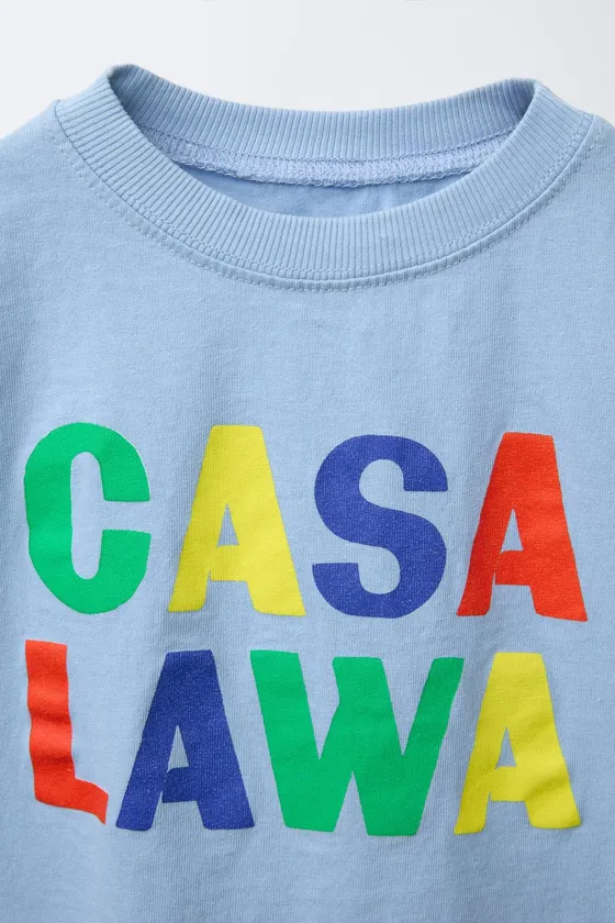ФУТБОЛКА С ПРИНТОМ CASA LAWA ©X ZARA KIDS