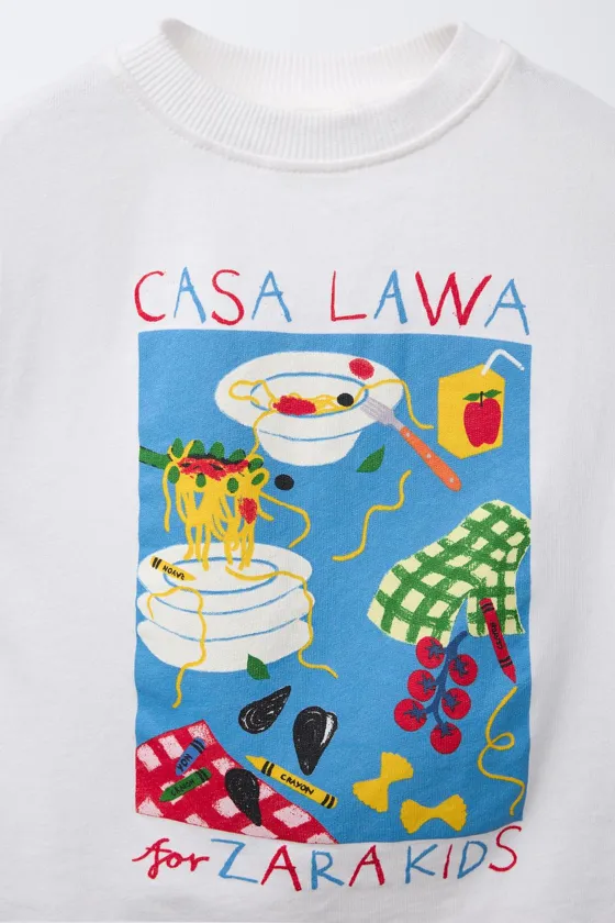 ФУТБОЛКА С ПРИНТОМ CASA LAWA ©X ZARA KIDS