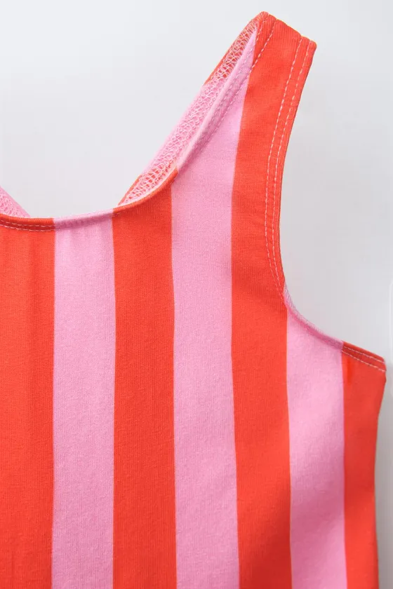 Полосатый купальник striped casa lawa © x zara kids